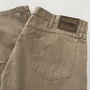 Wrangler Rugged Wear Jeans Men's 40x34 Khaki Cotton Twill Denim 5 Pocket 31000GK